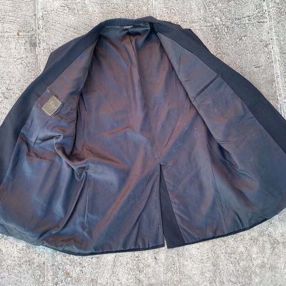 Brookford Classic Men Blazer Sport Coat Two Button Handcrafted in USA Size 46XL - Picture 7 of 10